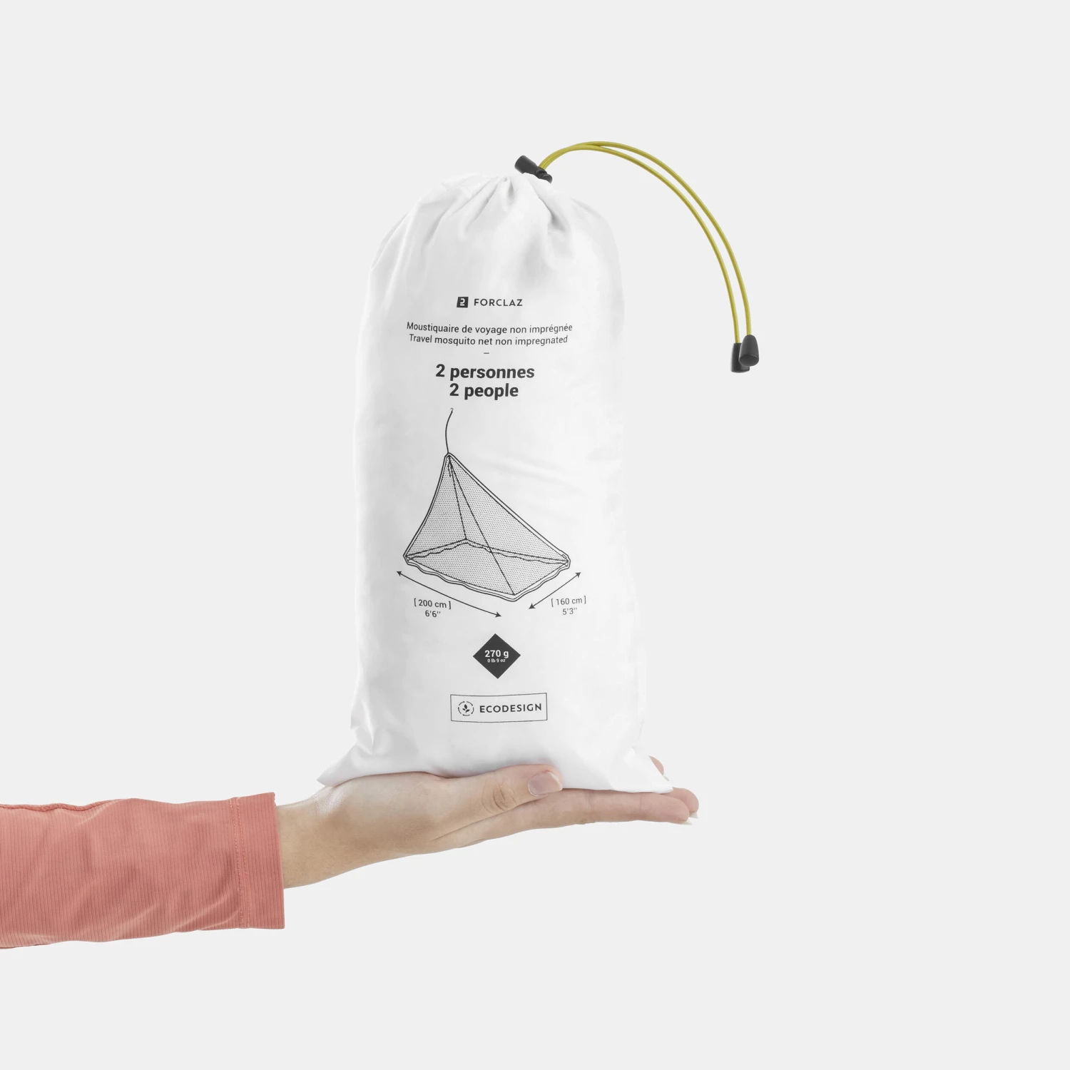 Untreated Travel Mosquito Net - 2 Person - Image 6