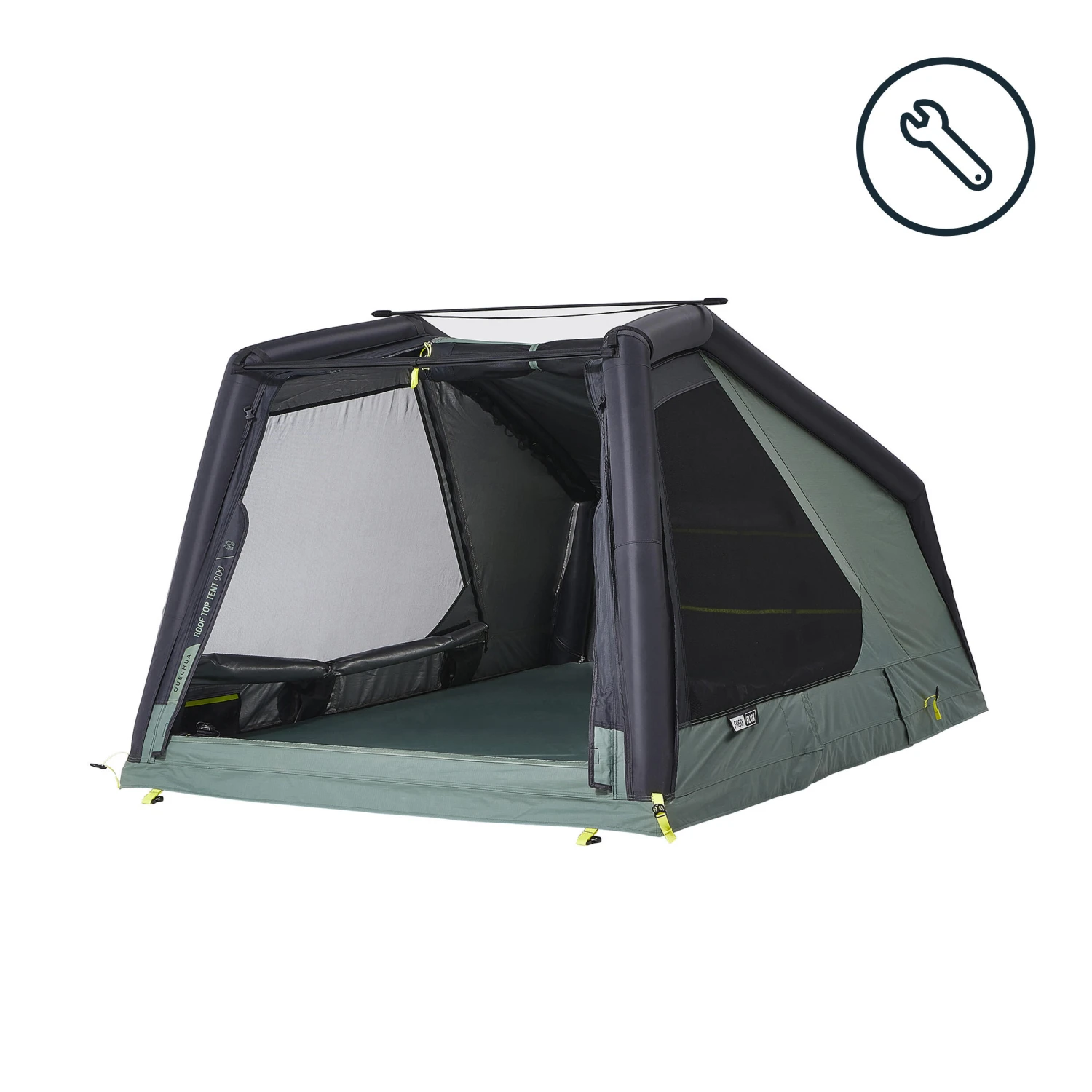 Quechua BEDROOM FOR ROOFTOP TENT MH900 FRESH & BLACK 2P