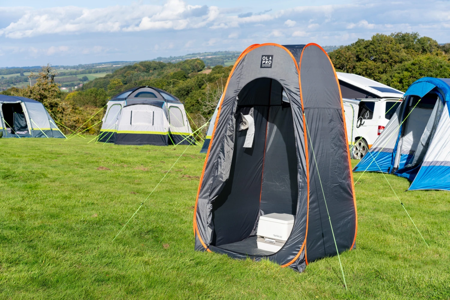 OLPRO Pop Up Extra Large Toilet/Utility Tent 1.6M - Image 5