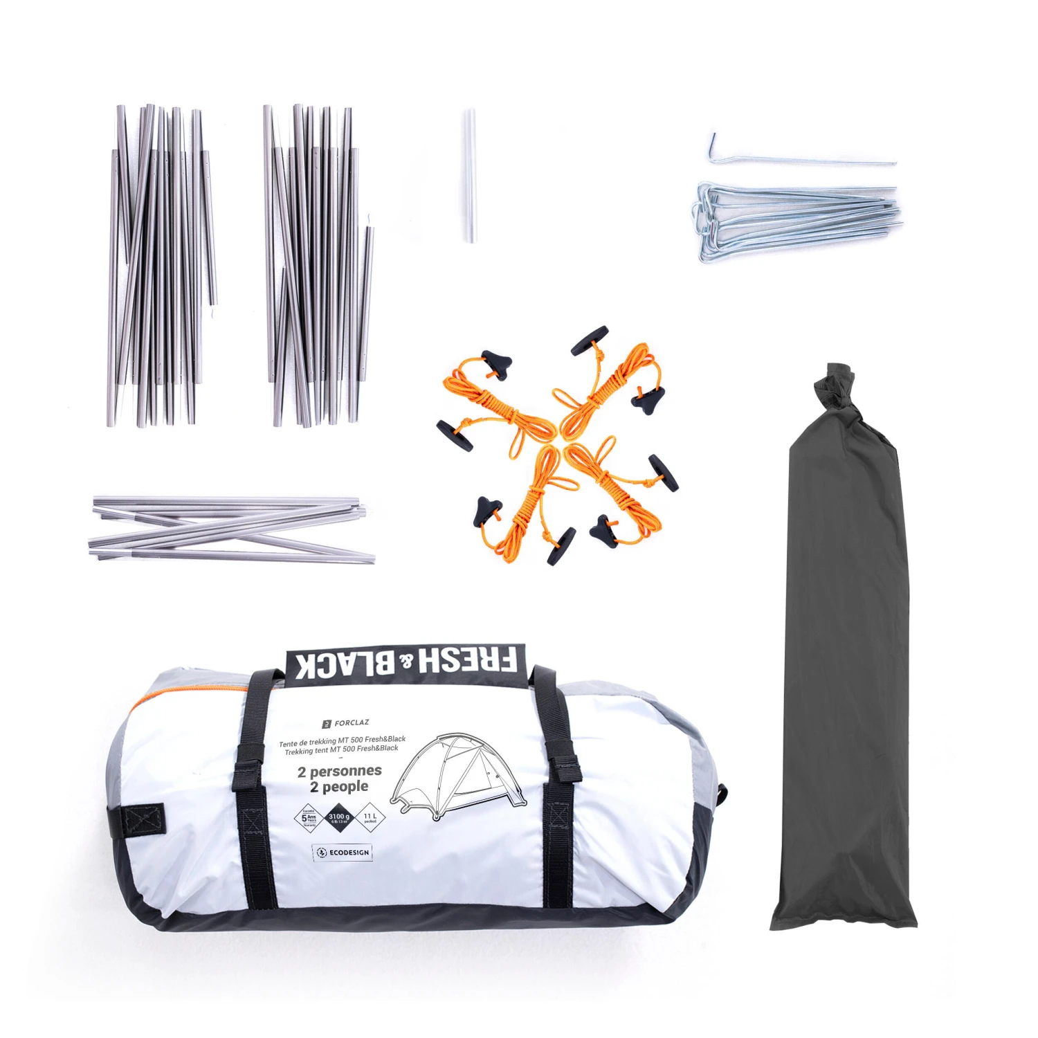 2 Man Dome Trekking Blackout Tent - MT500 F&B - Image 17