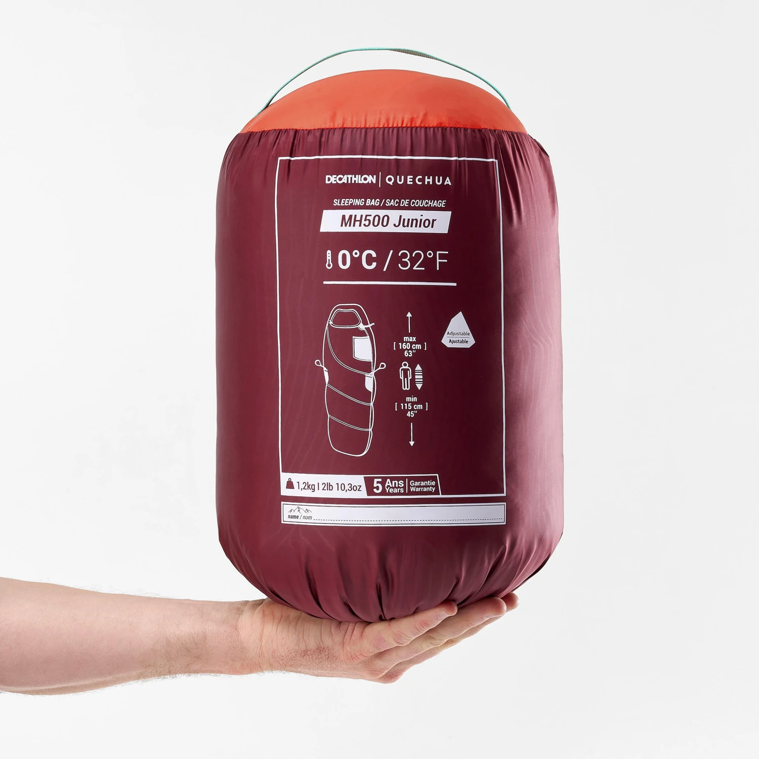 Quechua Children's Sleeping Bag MH500 0°C - Image 2