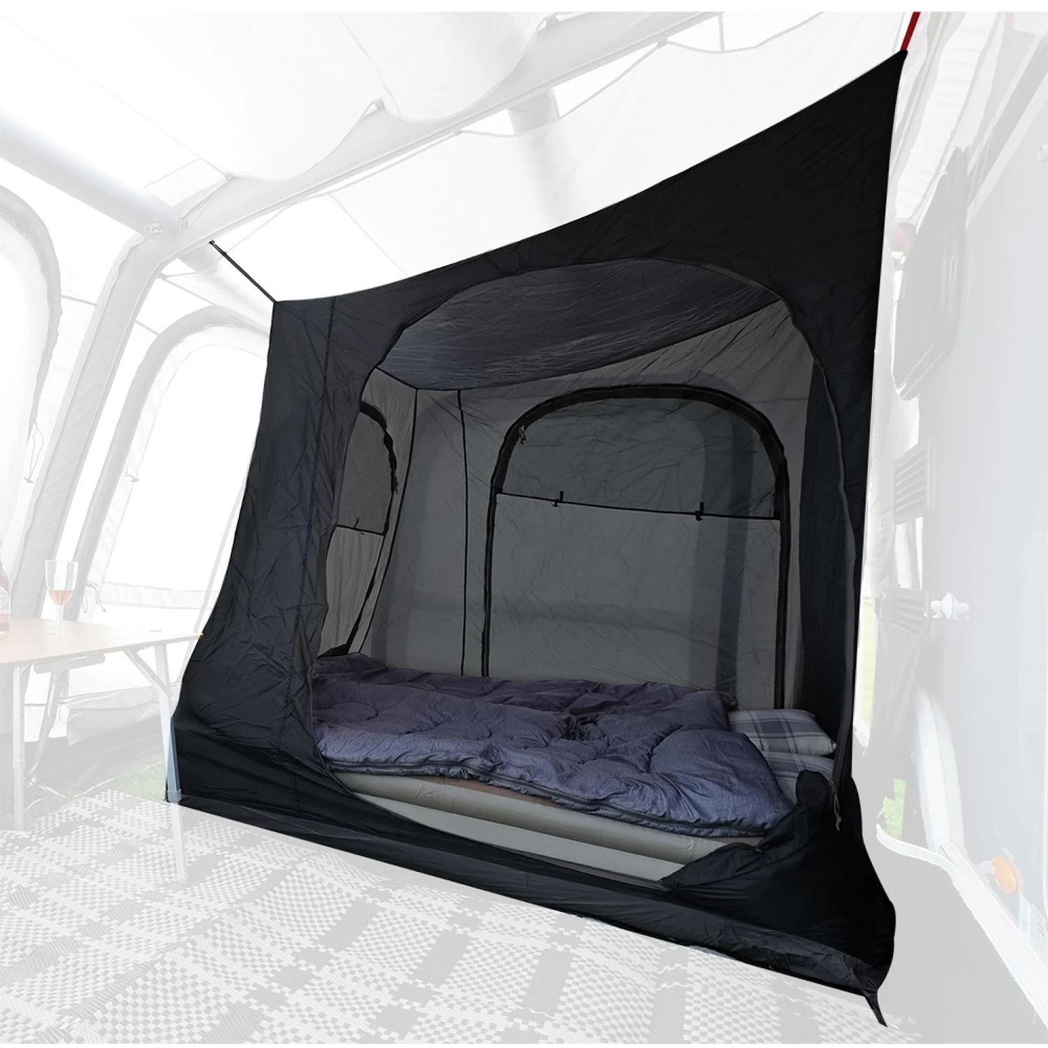 Vanguard Vango Caravan Awning Hanging Bedroom Inner Tent Midnight - Image 3
