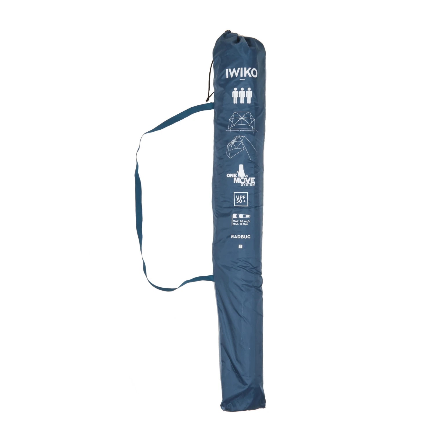 Decathlon ED SUN SHELTER IWIKO 180 UPF50 + 3 SEATS BLUE - Image 9